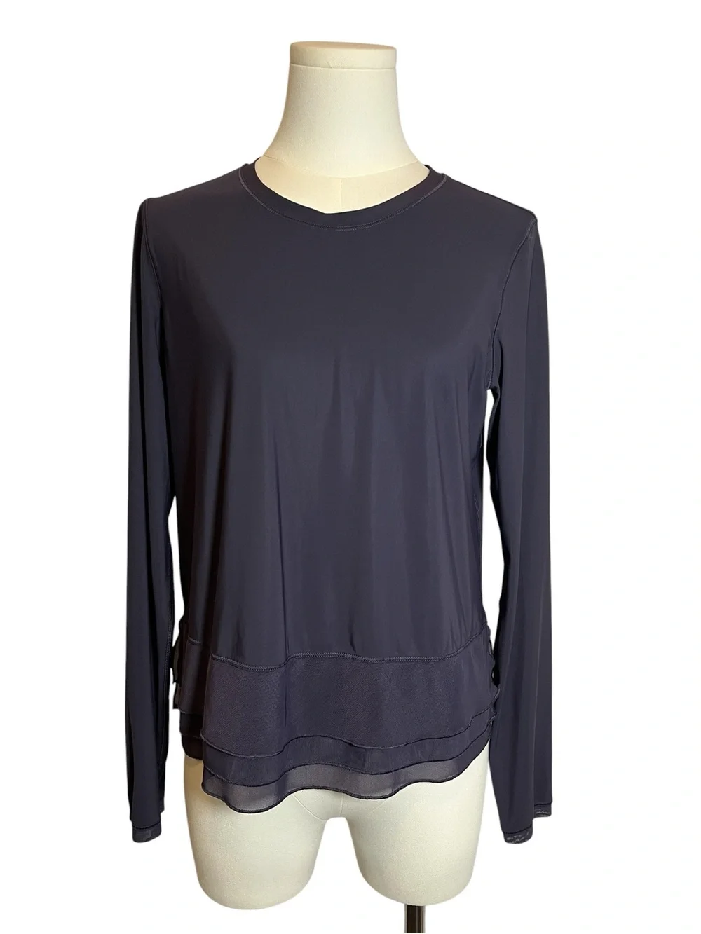 Lululemon Sole Training Long Sleeve Top Midnight Blue Size 6
